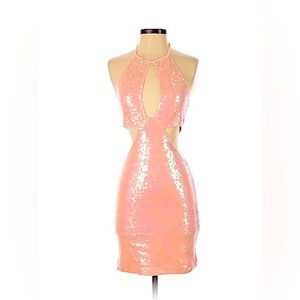 Cut the Lights Sequin Mini Dress